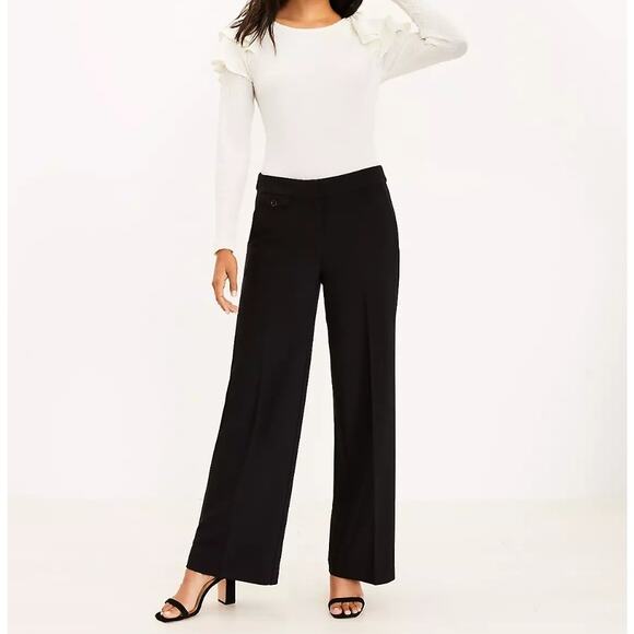 Loft Pants - Loft Dress Pants Womens Size 6 Black Trousers